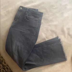 Free people cropped denim